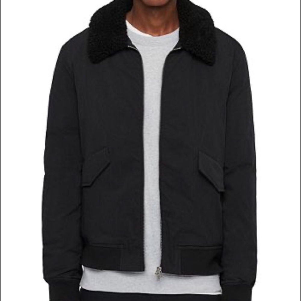 All Saints Shearling Bomber/Conway Jacket